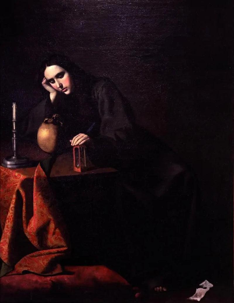 Maria Madalena em meditação - Francisco de Zurbarán