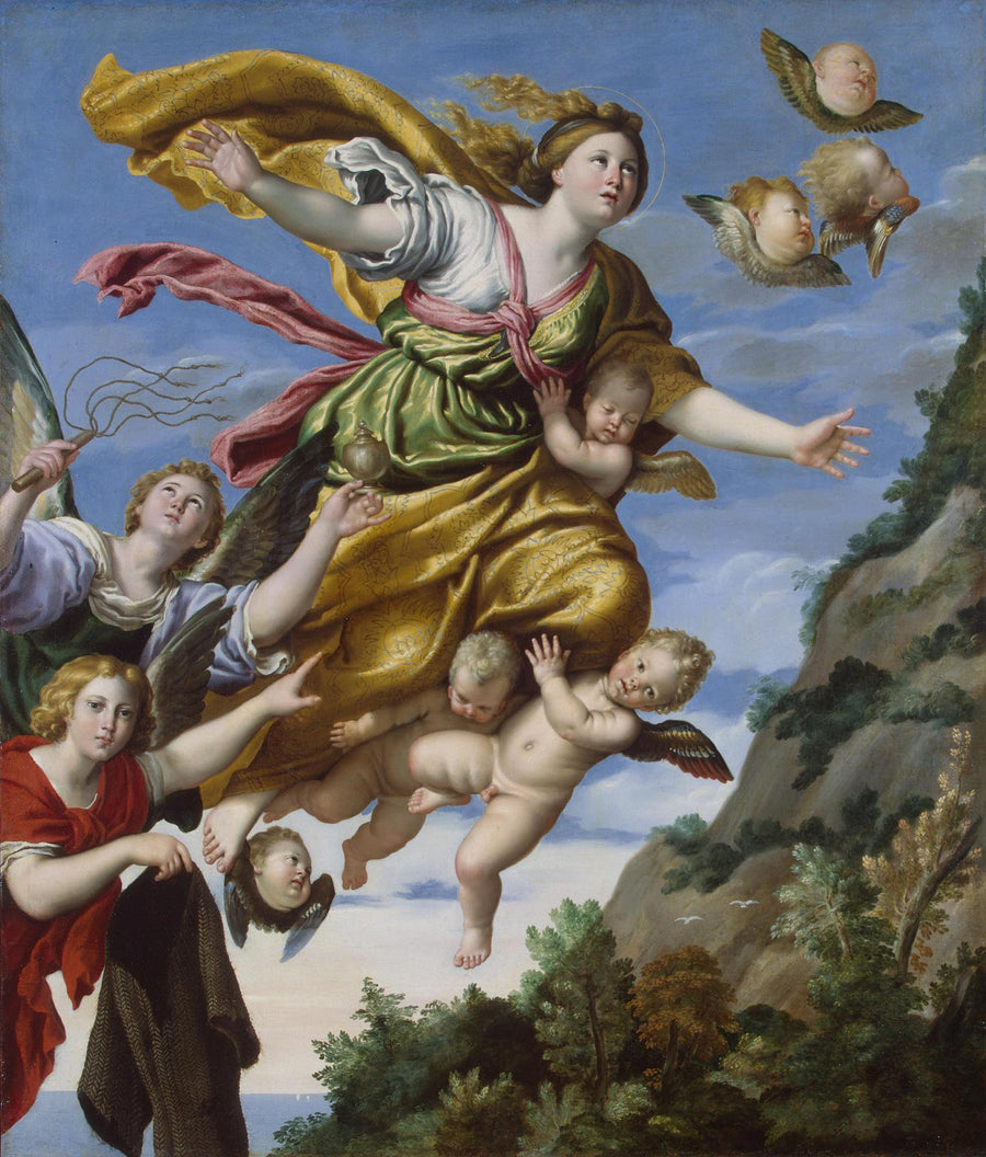 Maria Madalena transportada para os Céus - Domenichino