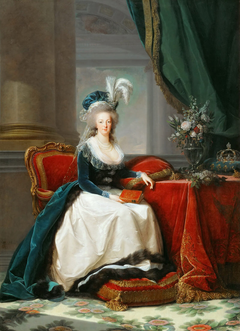 Marie-Antoinette assise - Élisabeth Vigée Le Brun