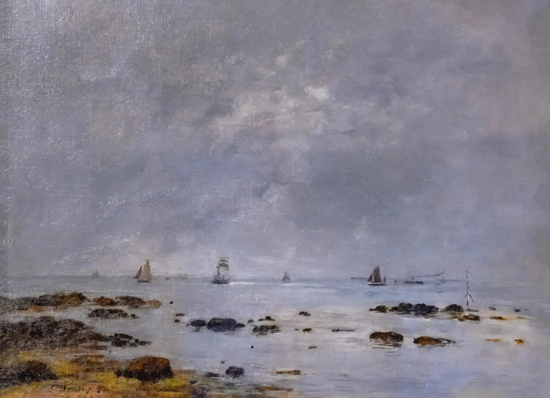 Marinha, a calma - Eugène Boudin