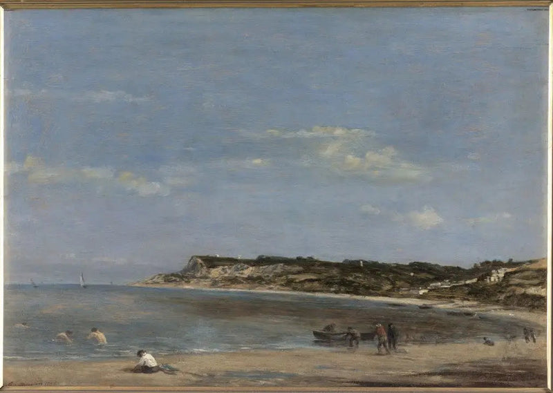 Marinha, costa normanda - Eugène Boudin