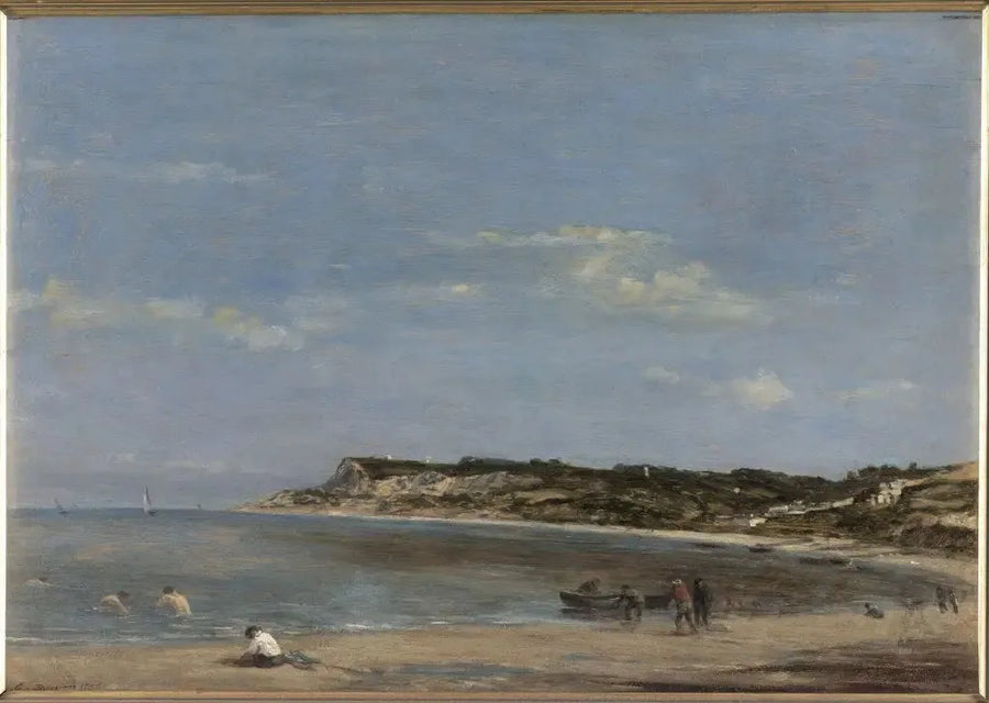 Marinha, costa normanda - Eugène Boudin