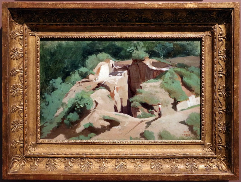 Marino. Um lavatório - Jean-Baptiste Camille Corot