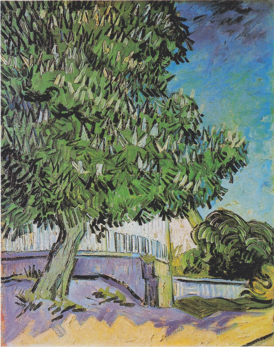 Castanheiras em flores - Vincent van Gogh
