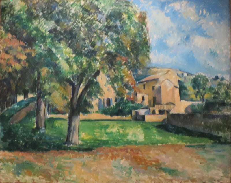 Castanheiros e fazenda do Jas de Bouffan. - Paul Cézanne