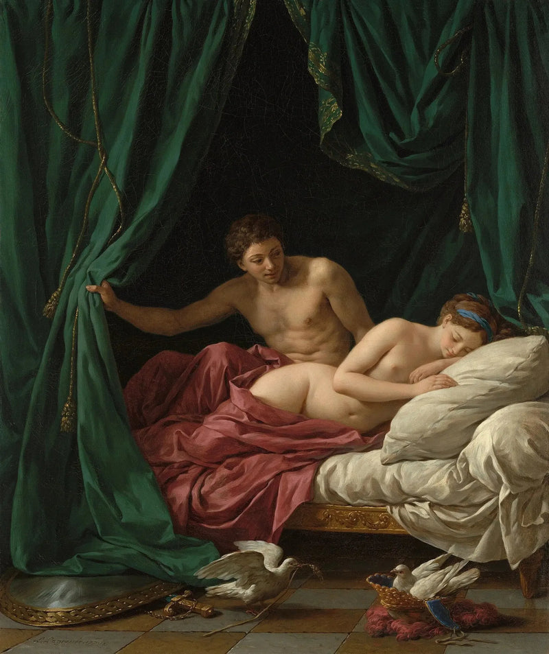 Marte e Vênus, alegoria sobre a Paz - Louis Jean François Lagrenée