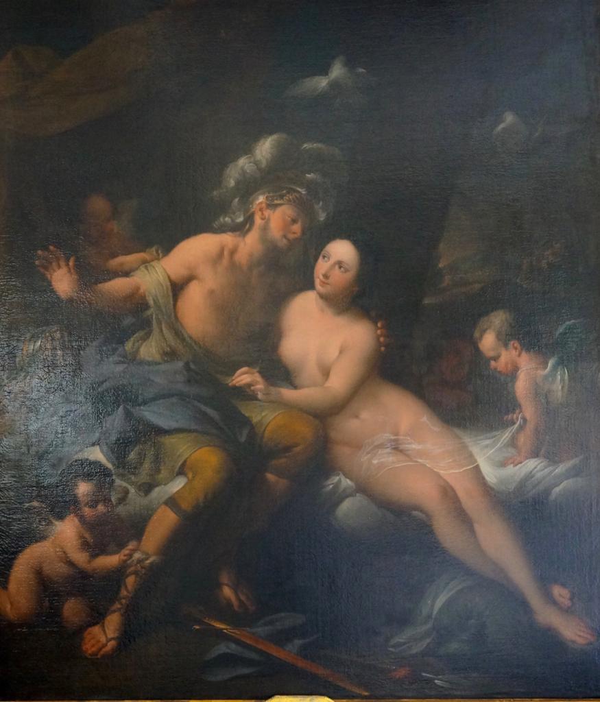 Mars et Vénus - Charles Le Brun image 1 copie de tableau peinte à la main