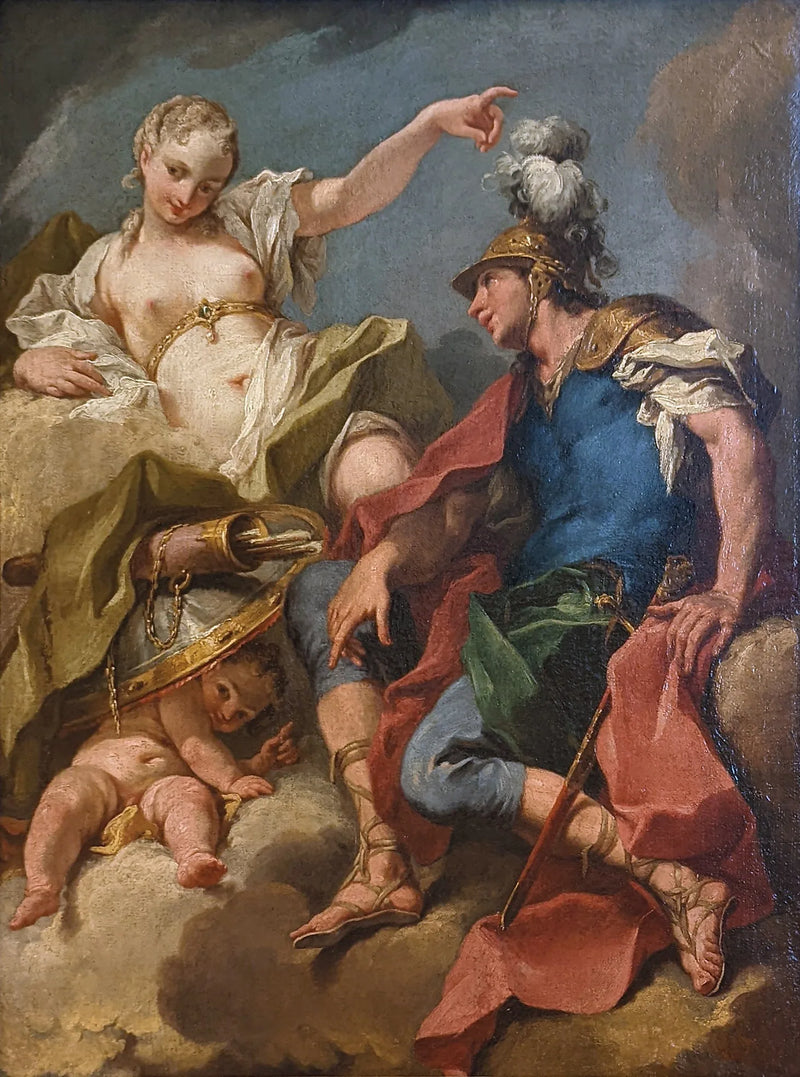 Marte e Vênus - Giovanni Battista Pittoni