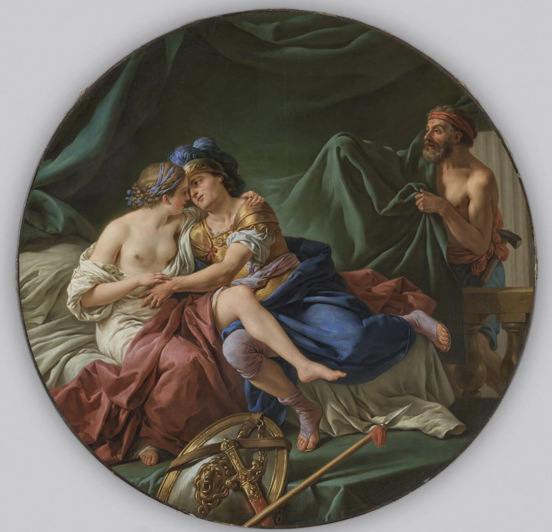 Mars et Vénus surpris par Vulcain - Louis Jean-François Lagrenée