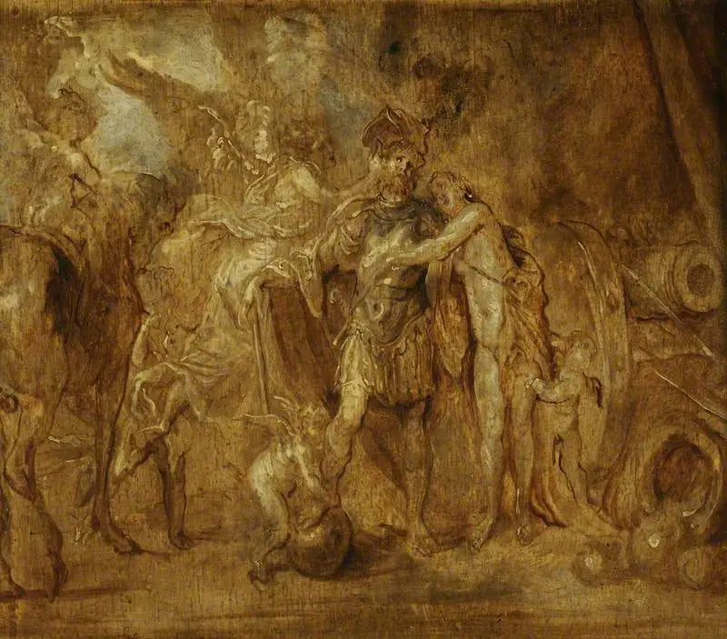 Marte entra em guerra - Antoine van Dyck