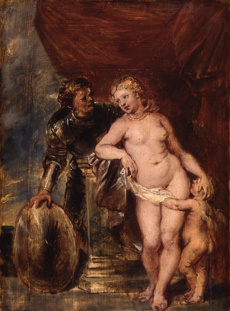 Marte, Vênus e Amor - Peter Paul Rubens
