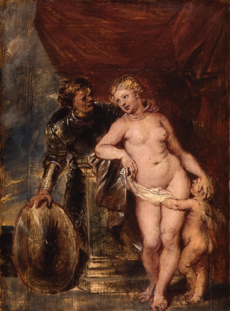 Marte, Vênus e Amor - Peter Paul Rubens