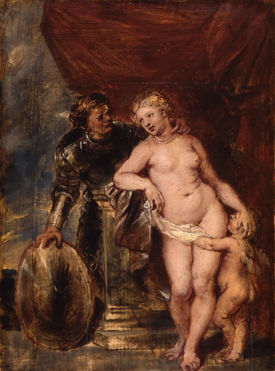 Marte, Vênus e Amor - Peter Paul Rubens