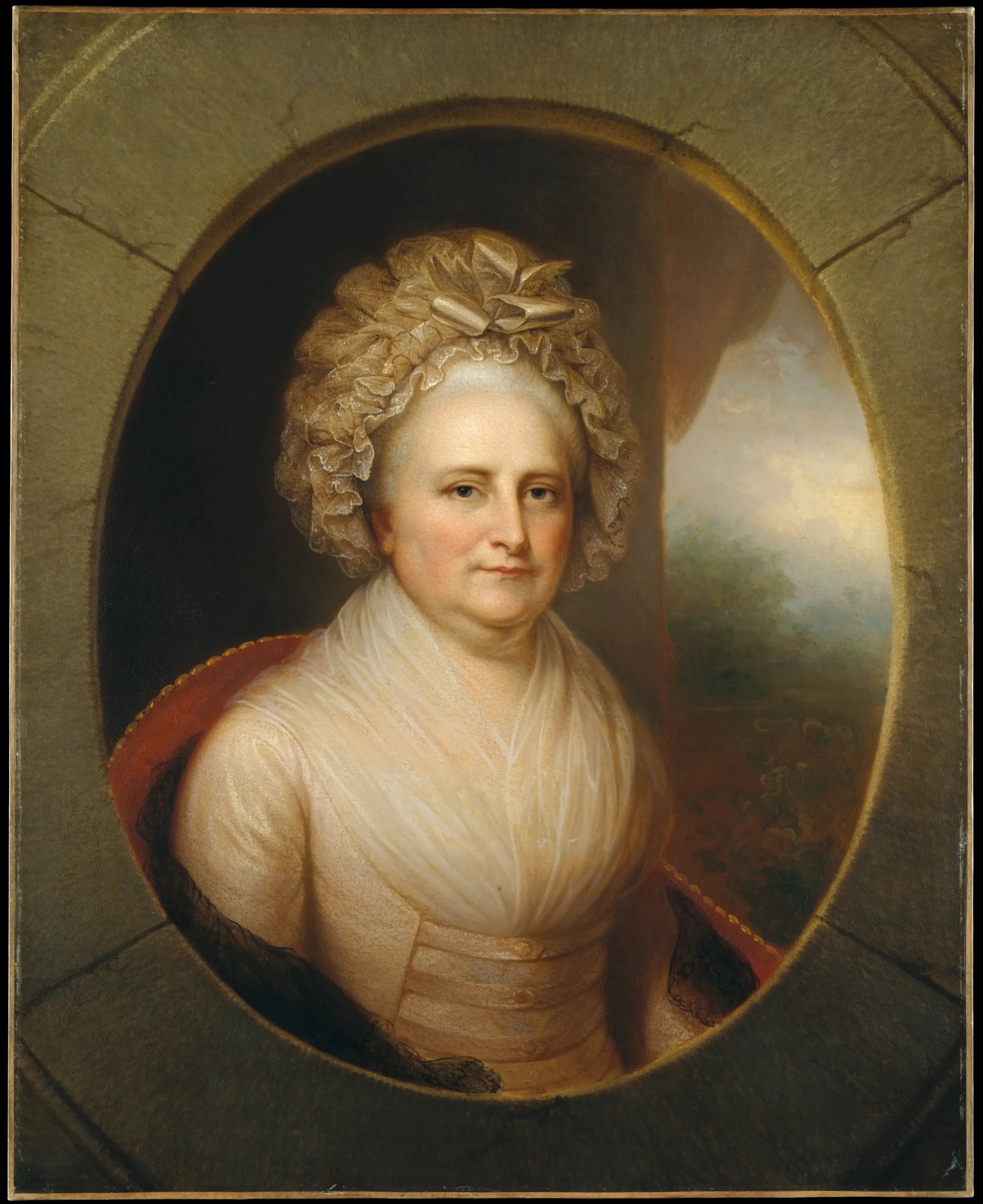Martha Washington - Rembrandt Peale - Alpha Reproduction