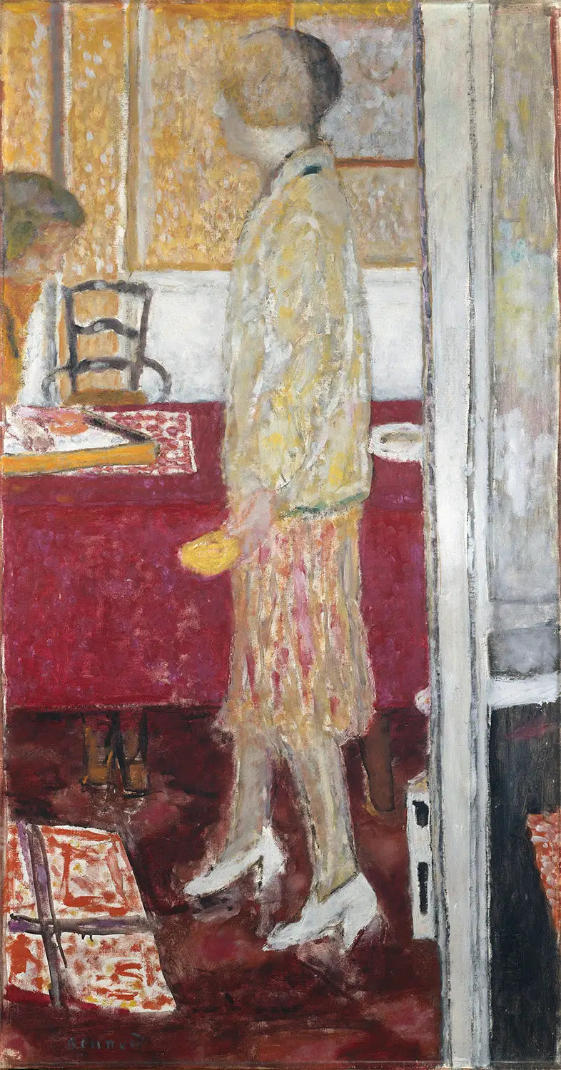 Marthe na sala de jantar em Cannet - Pierre Bonnard