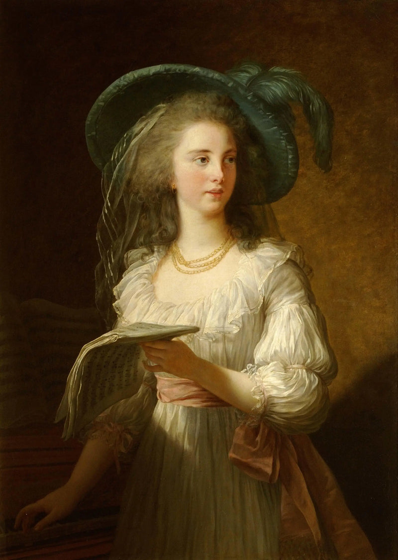 Martine-Gabrielle-Yoland de Polastron (1745-1793), duquesa de Polignac - Élisabeth Vigée Le Brun