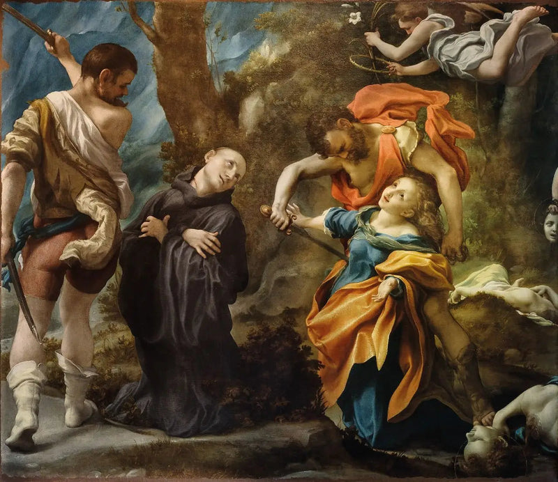 Martírio de quatro santos - Antonio da Correggio