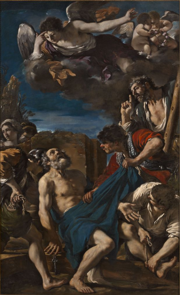 Martírio de São Pedro - Guercino
