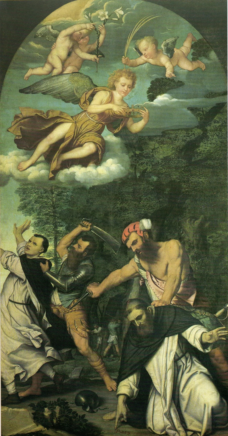 Martírio de São Pedro de Verona - Alessandro Bonvicino
