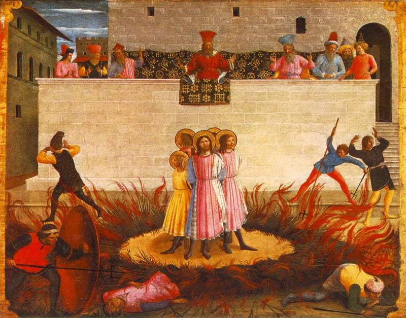 Martírio dos santos Cômodo e Damião - Fra Angelico