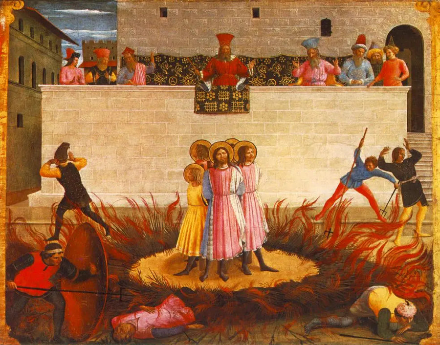 Martírio dos santos Cômodo e Damião - Fra Angelico
