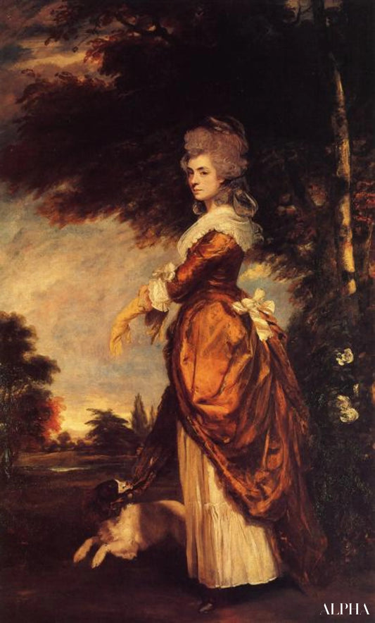 Mary Amelia, 1ère Marquise de Salisbury - Joshua Reynolds - Reproductions de tableaux et peintures haut de gamme