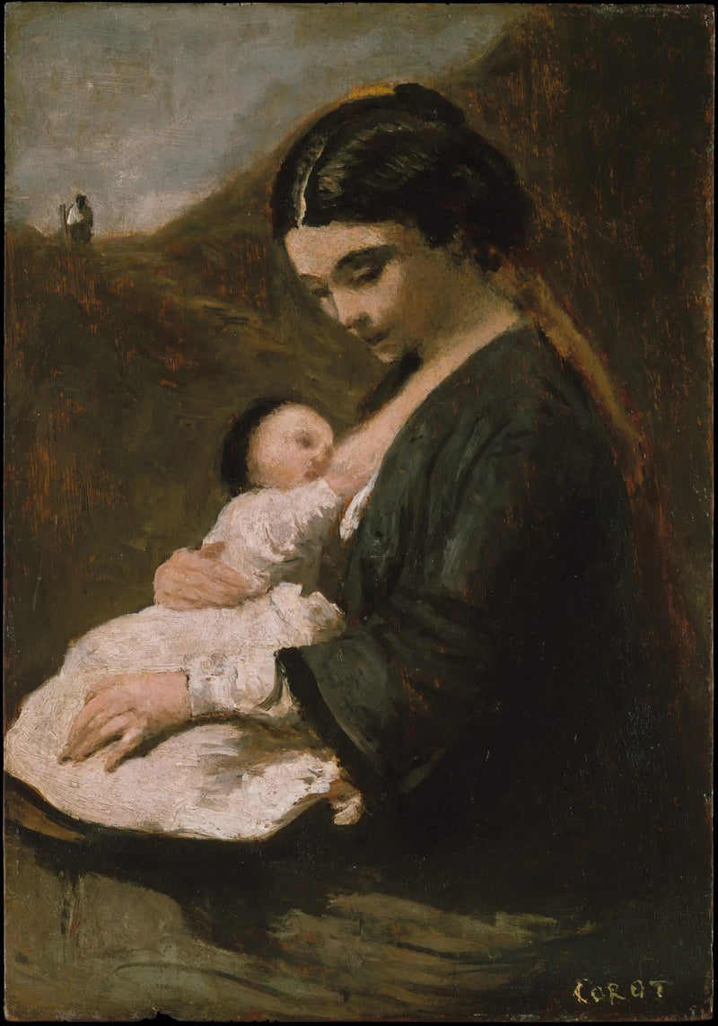 Maternidade - Jean-Baptiste Camille Corot