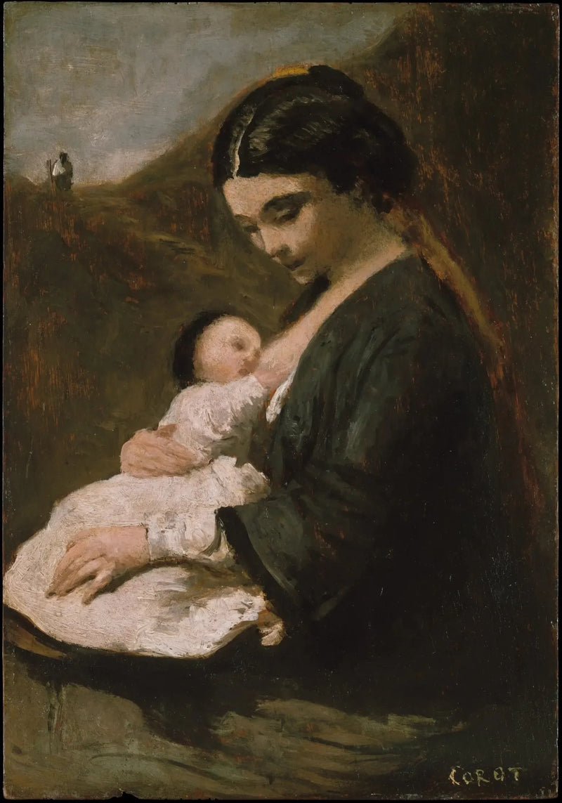 Maternidade - Jean-Baptiste Camille Corot