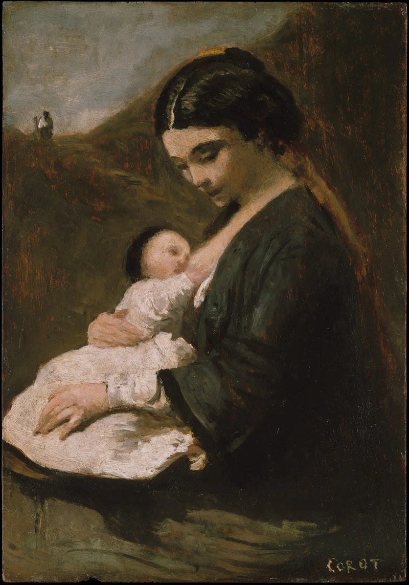Maternidade - Jean-Baptiste Camille Corot