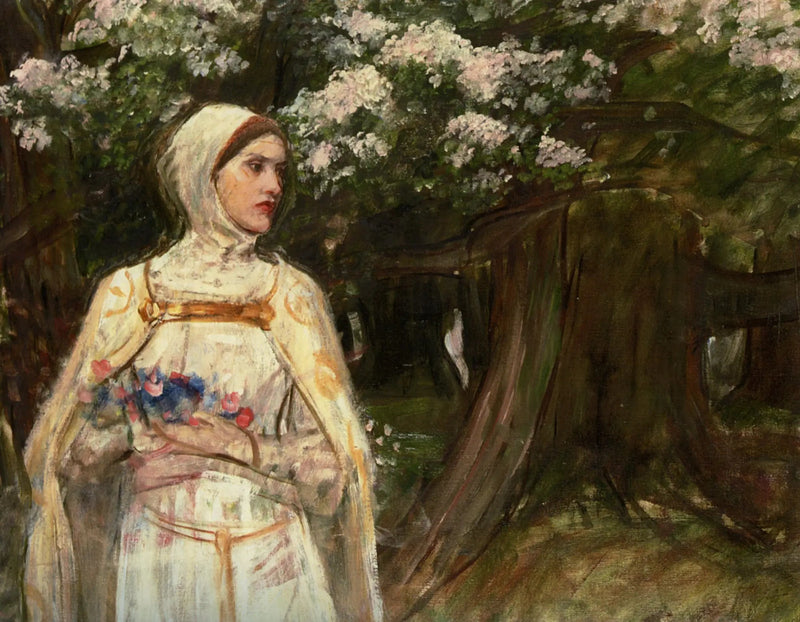Mathilde anteriormente chamada Beatriz - John William Waterhouse