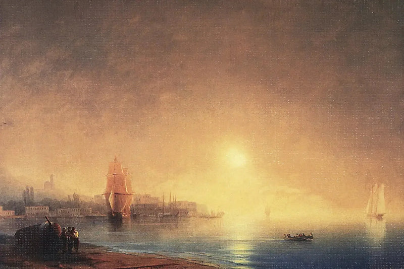 Manhã à beira da baía - Ivan Aïvazovski