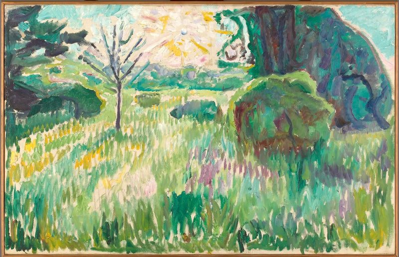 Manhã no jardim - Edvard Munch