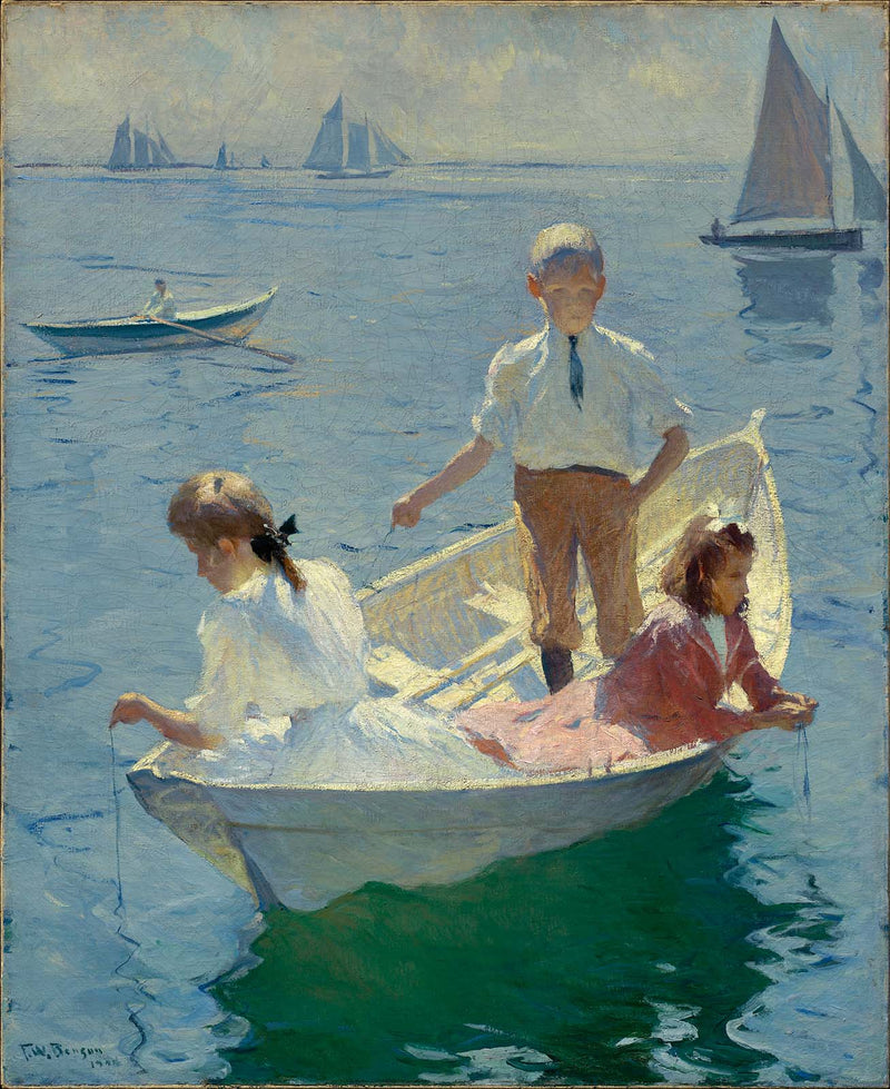 Manhã tranquila - Frank Weston Benson