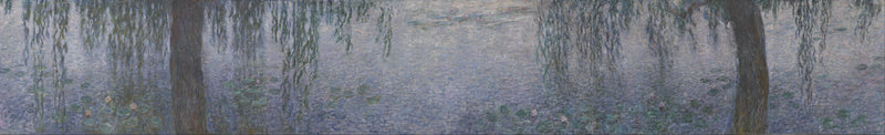 As Ninféias - Manhã Clara com Salgueiros - Claude Monet