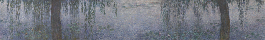 As Ninféias - Manhã Clara com Salgueiros - Claude Monet