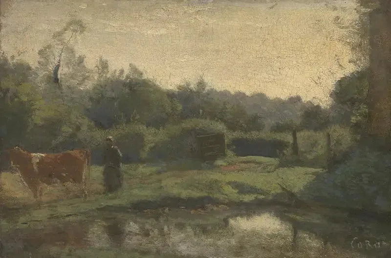 Manhã de verão - Jean-Baptiste Camille Corot