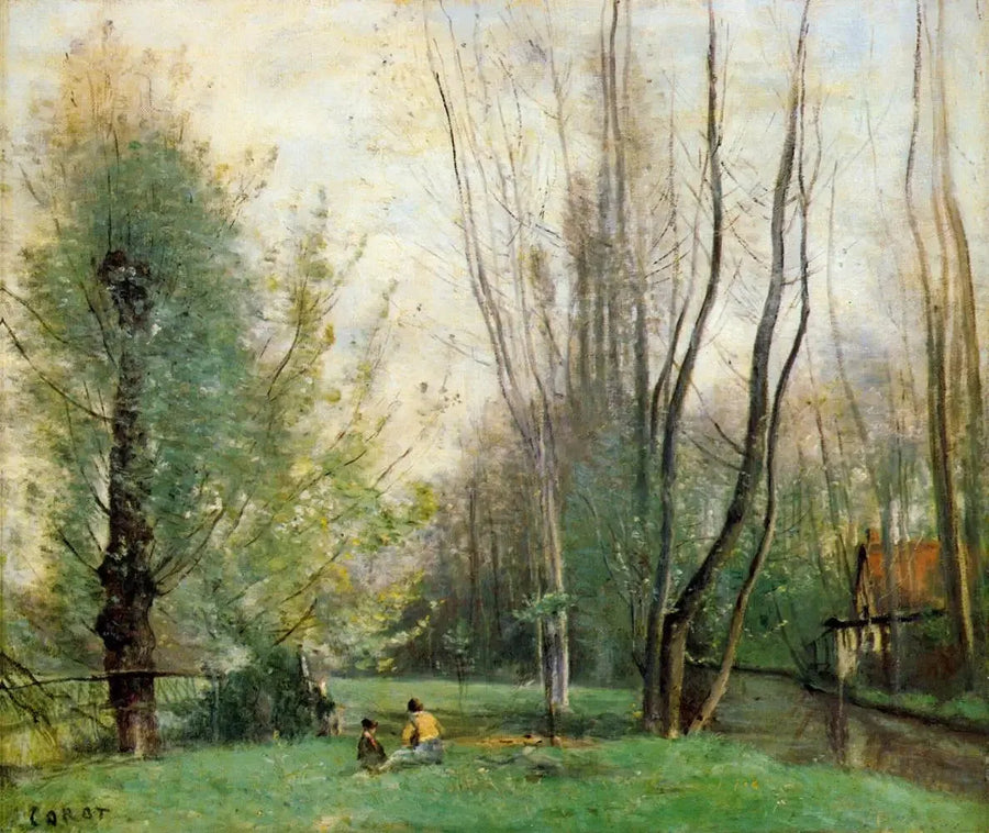 Manhã perto de Beauvais - Jean-Baptiste Camille Corot
