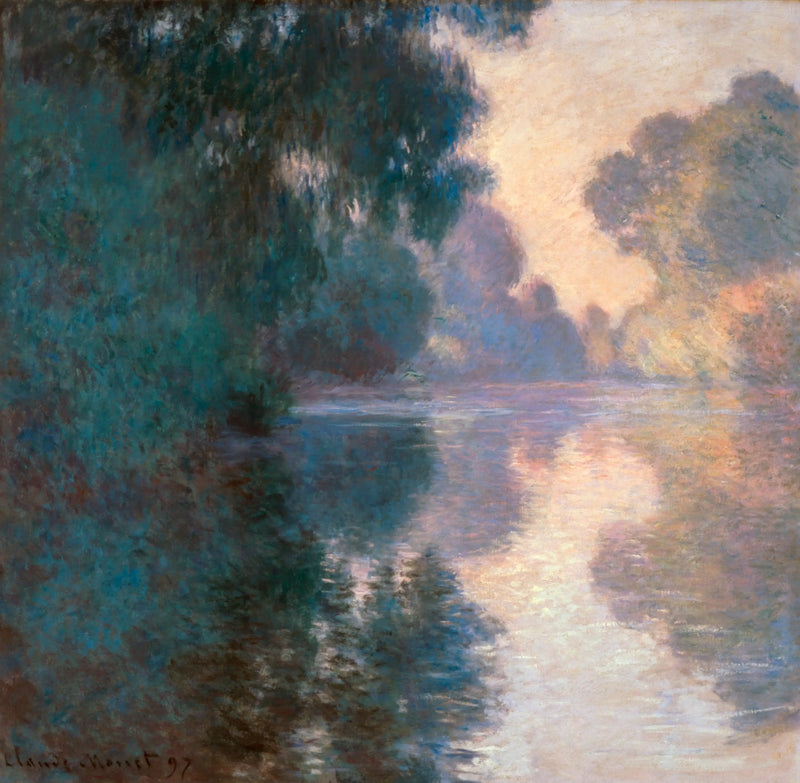 Manhã no Sena, tempo bom - Claude Monet