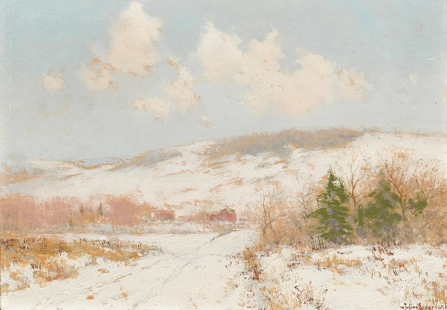 Manhã de inverno, condado de Sullivan, Estado de Nova York - Julian Onderdonk