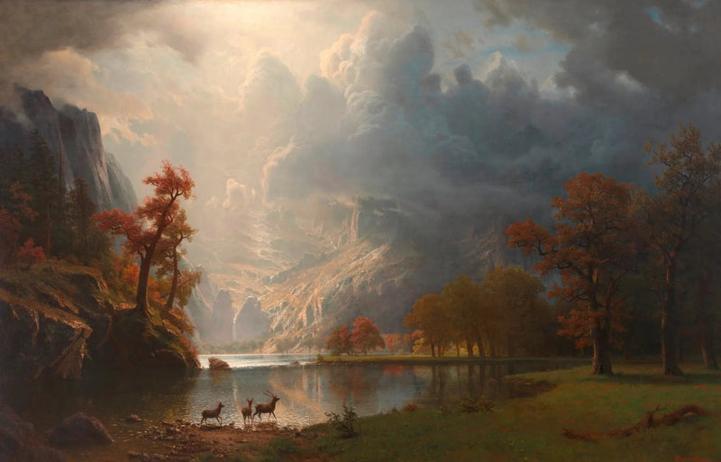 Manhã na Sierra Nevada - Albert Bierstadt