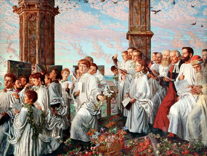 Manhã de maio na Torre de La Madeleine - William Holman Hunt