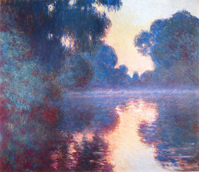Manhã no Sena - Claude Monet