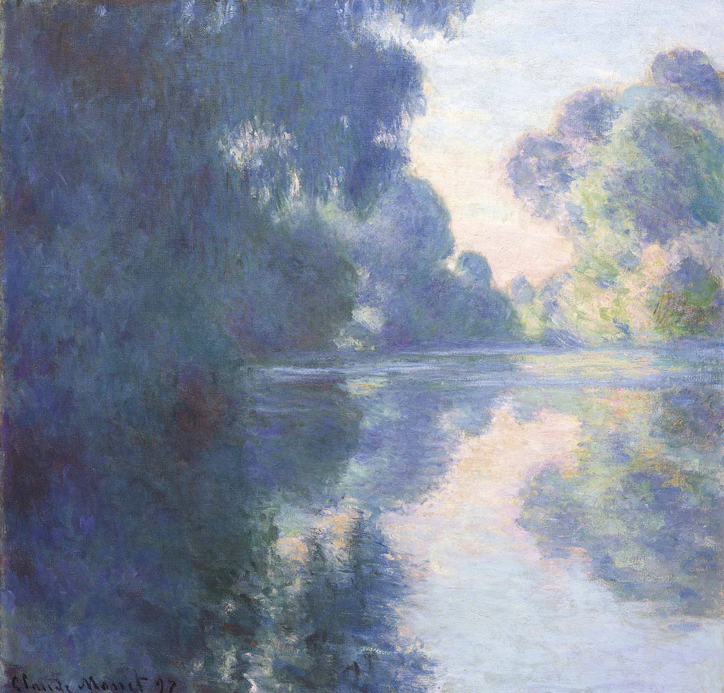 Matinée sur la Seine de Claude Monet, 1897 – collection particulière, Wildenstein 1484