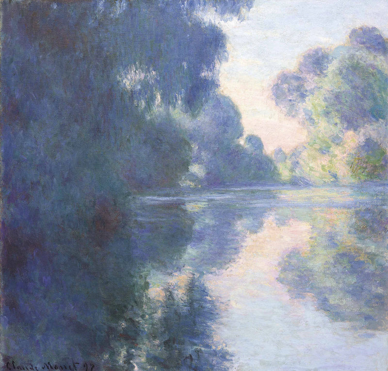 Manhã no Sena W1484 - Claude Monet