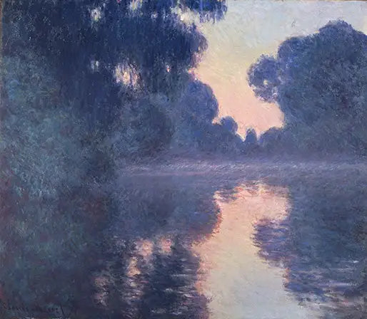 Manhã no Sena - Claude Monet