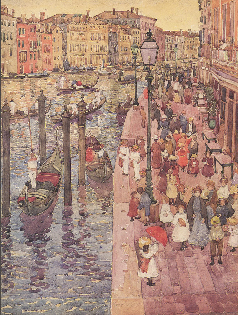 Le Grand Canal, Venise - Maurice Prendergast