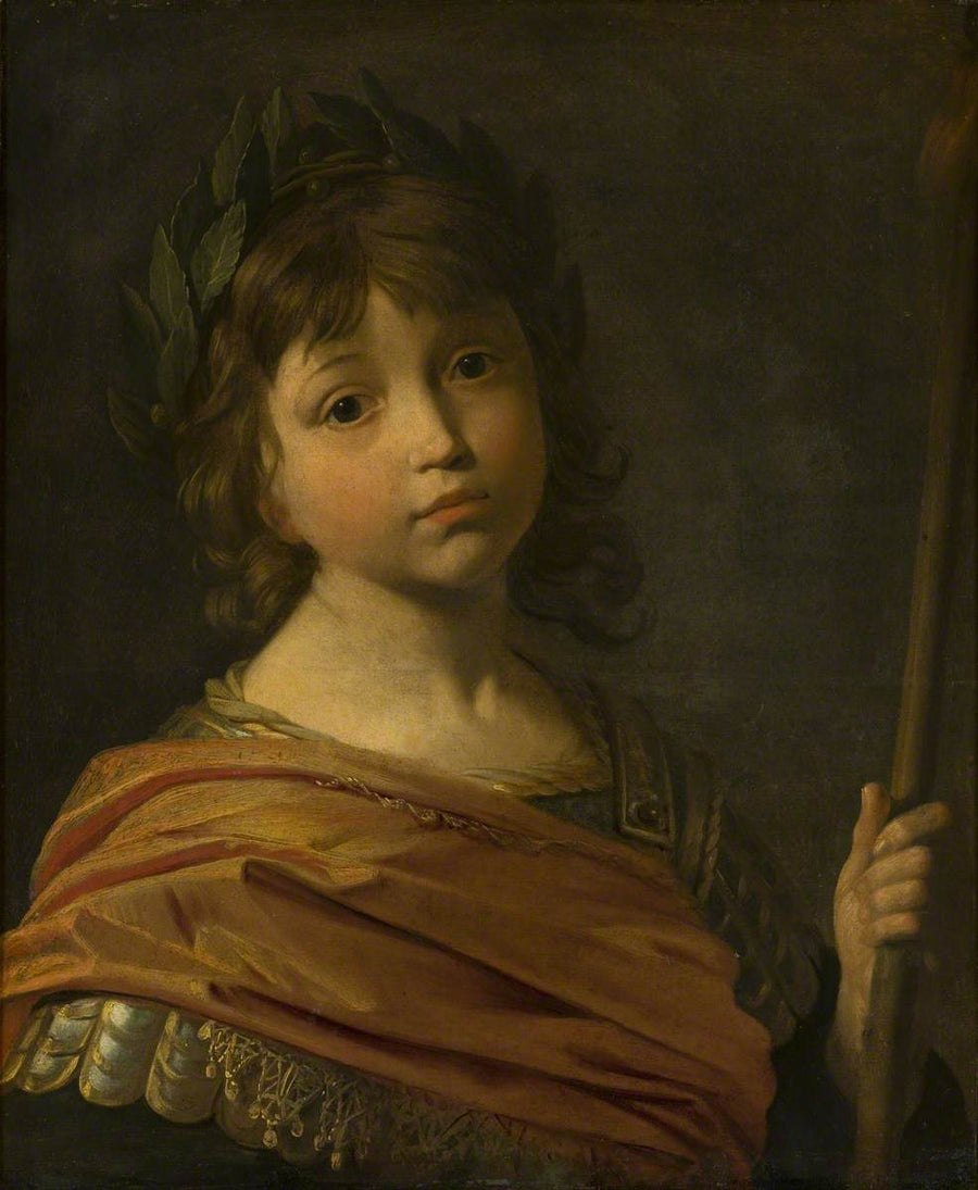 Maurício, príncipe palatino (1621–1652) Criança, em Marte - Gerrit van Honthorst