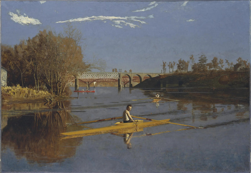 Max Schmitt em skiff - Thomas Eakins