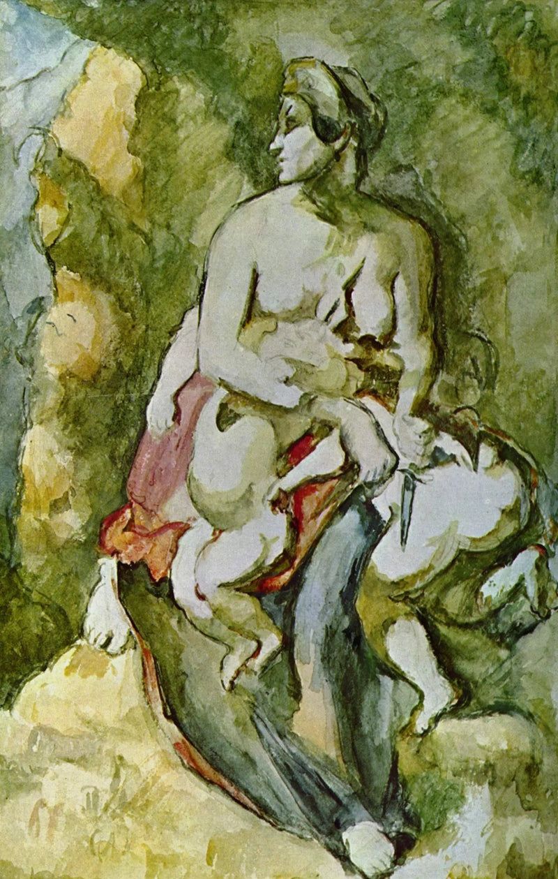 Médée, de acordo com Delacroix - Paul Cézanne