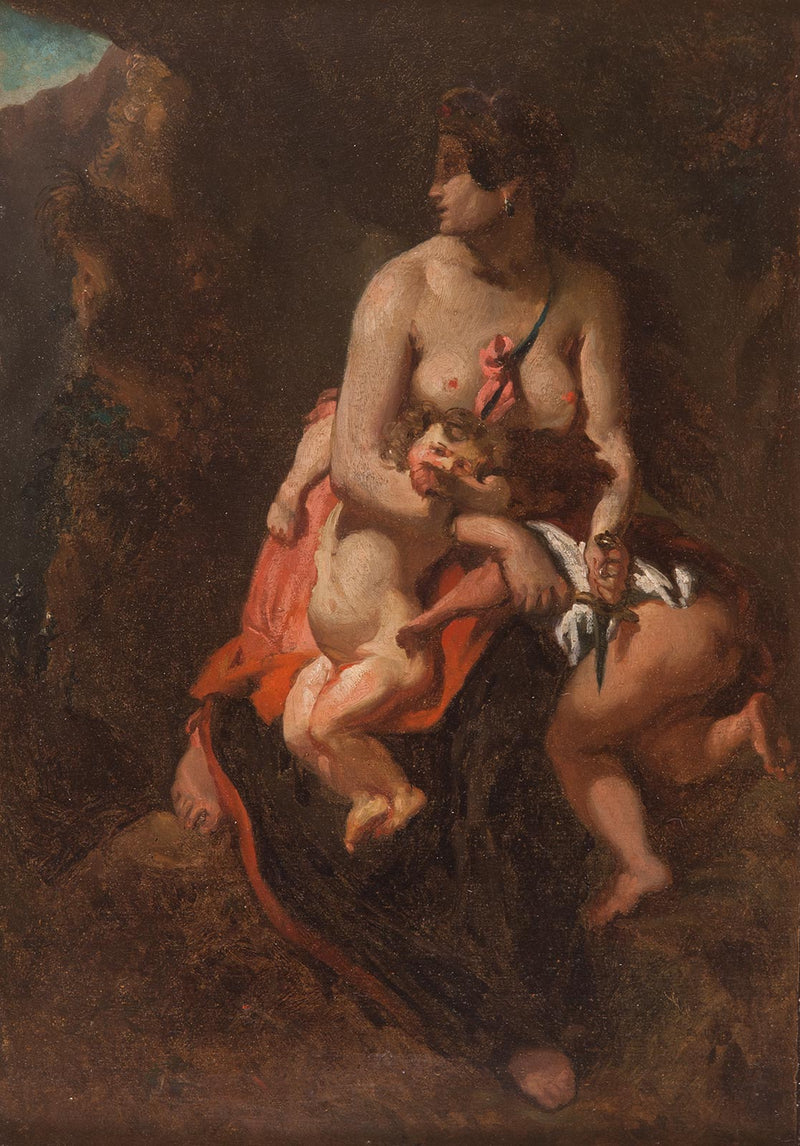 Médée furiosa - Théodore Chassériau
